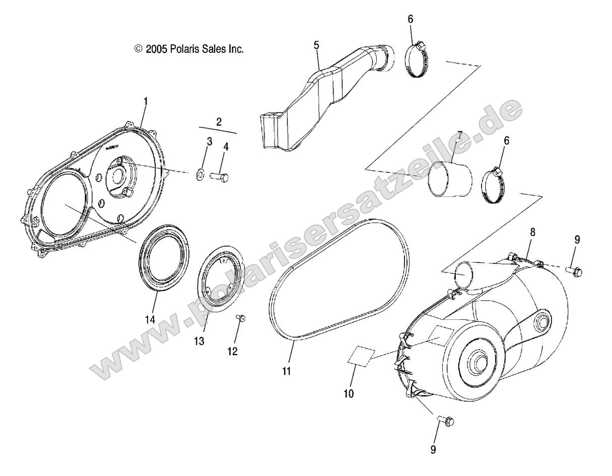 Drive Train, Clutch Cover