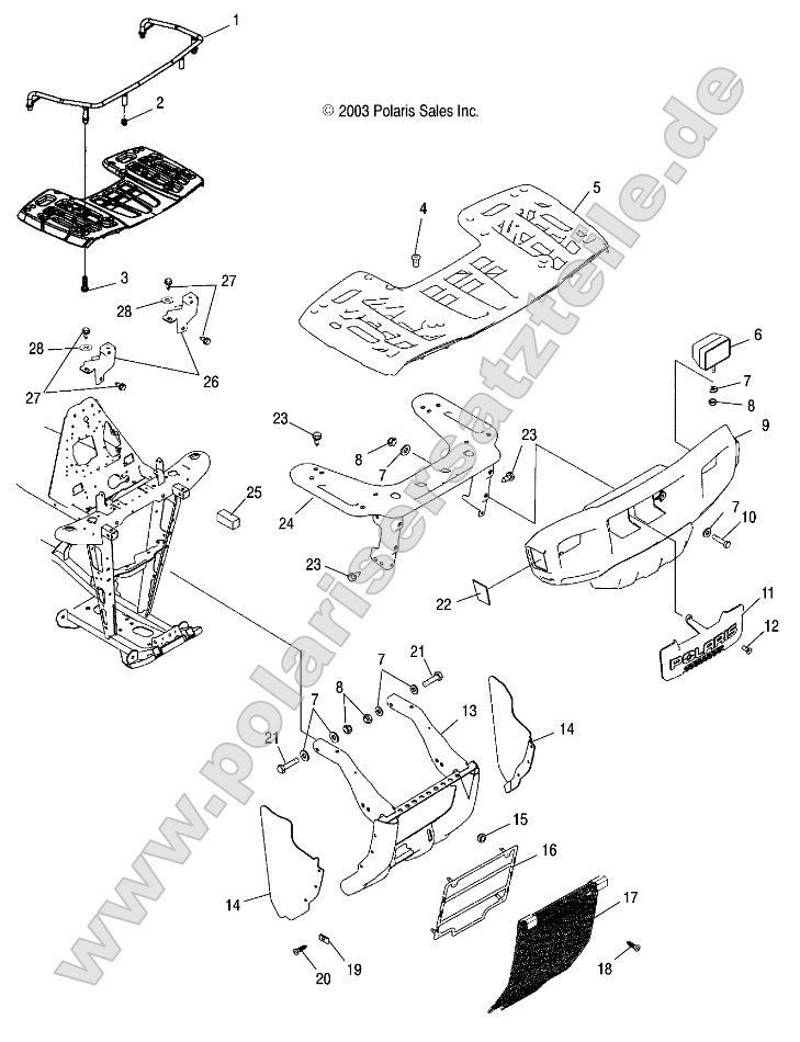Front Rack and Bumper Mounting