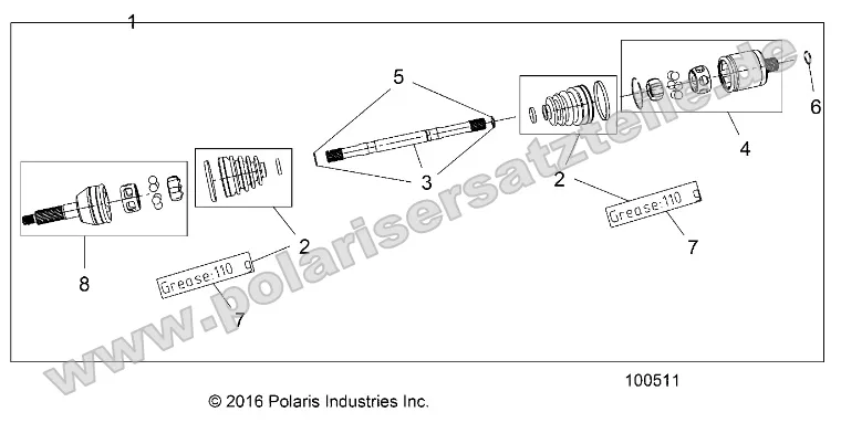 Drive Train, Rear Half Shaft (from 4/26/16) Drive Train, Rear Half Shaft (from 4/26/16)