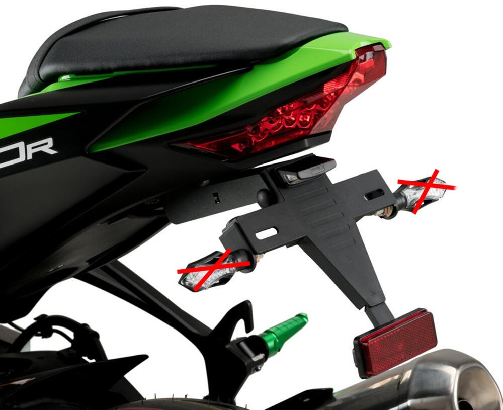 Puig Kennzeichenhalter Set - Kawasaki ZX-10R /R Ninja 2021-23