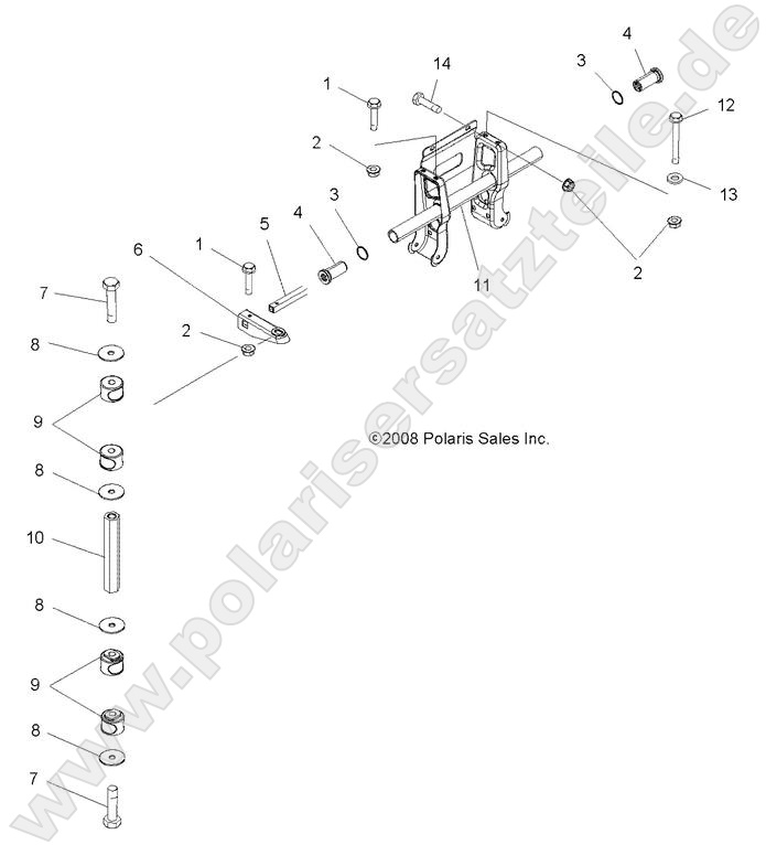 SUSPENSION, TORSION BAR SUSPENSION, TORSION BAR