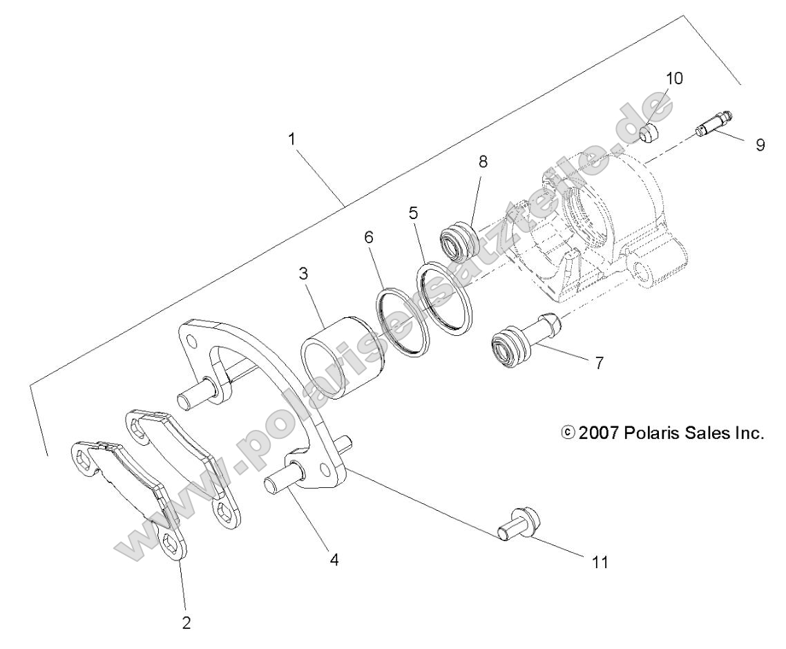 Brakes, Rear Caliper Brakes, Rear Caliper