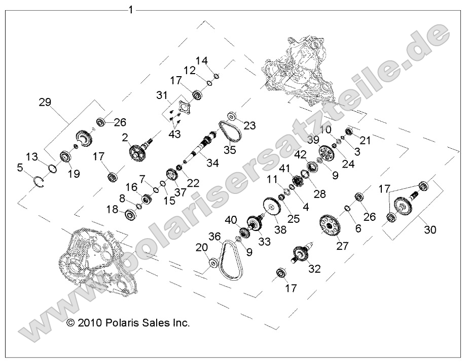 Drive Train, Main Gearcase Internals