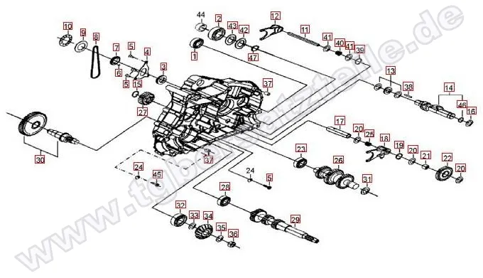 Motorgehäuse links (2)