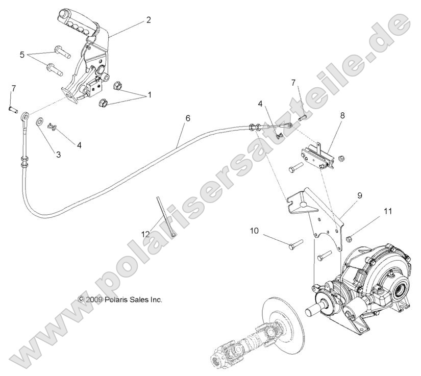 Brakes, Park Brake Asm. Brakes, Park Brake Asm.