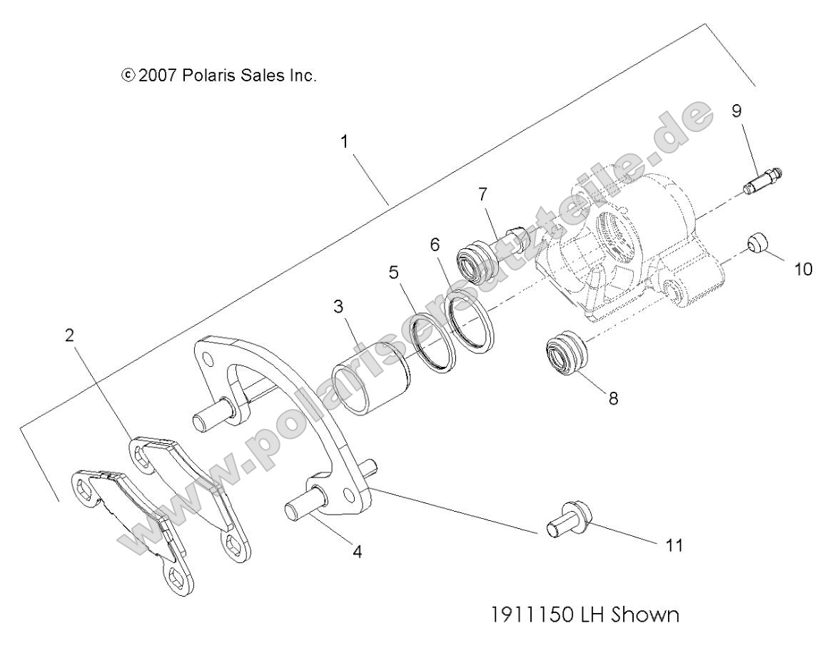 Brakes, Front Caliper Brakes, Front Caliper