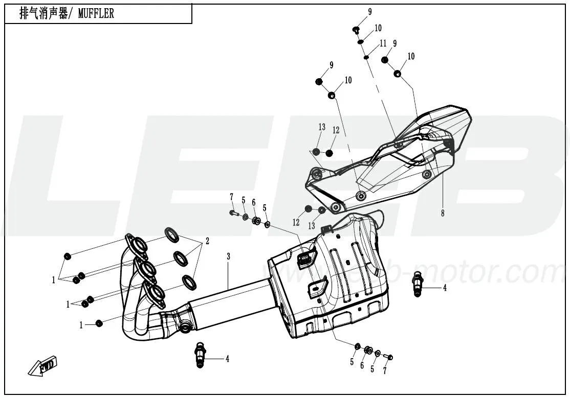 Auspuff / Endschalldämpfer Auspuff / Endschalldämpfer