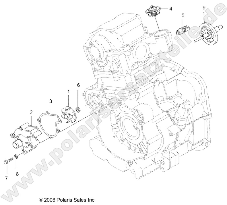ENGINE, COOLING SYSTEM and WATER PUMP