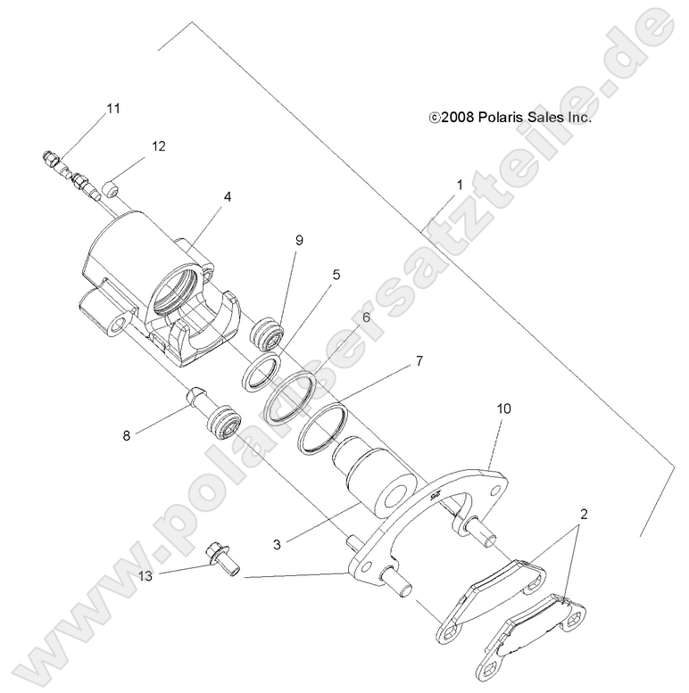 BRAKES, REAR CALIPER BRAKES, REAR CALIPER