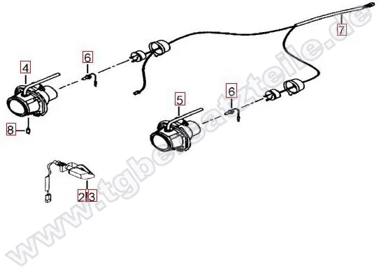 Scheinwerfer-Blinker vorne Scheinwerfer-Blinker vorne