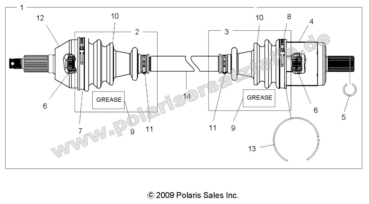 Drive Train, Front Drive Shaft