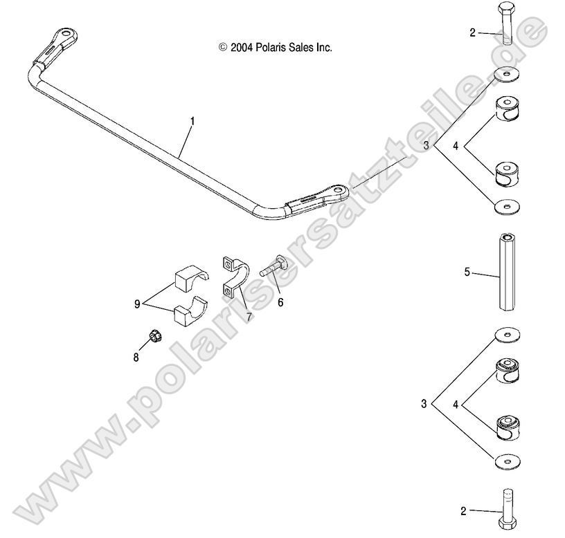 REAR STABILIZER BAR 2X4 4X4