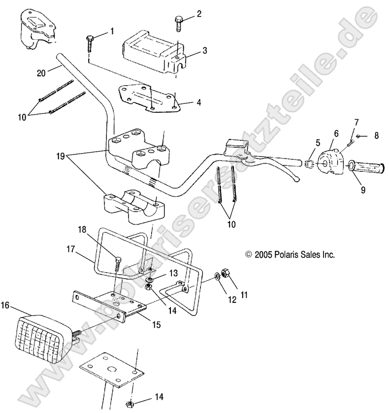 HANDLEBAR/HEADLIGHT HANDLEBAR/HEADLIGHT