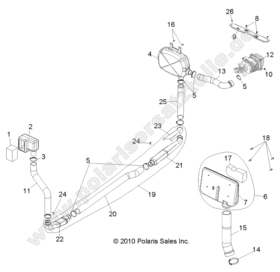Engine, Clutch Air Intake