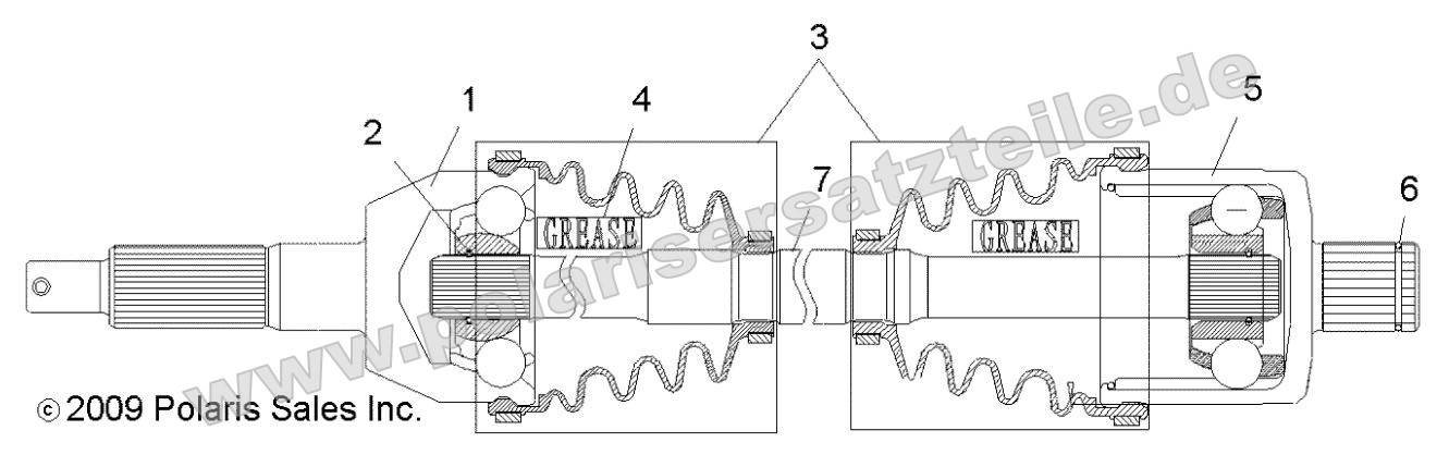 Drive Train, Rear Drive Shaft Drive Train, Rear Drive Shaft