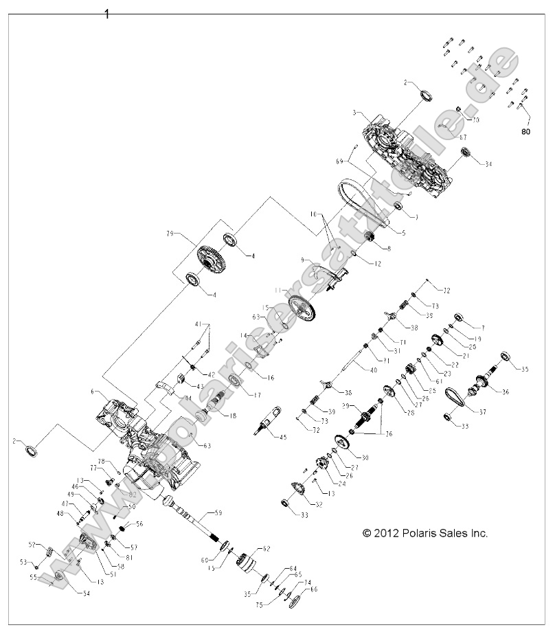 Drive Train, Main Gearcase Drive Train, Main Gearcase
