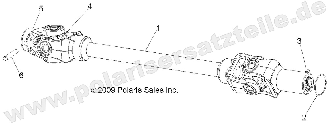 DRIVE TRAIN, FRONT PROP SHAFT
