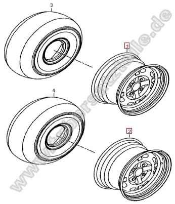 Reifen onroad u. Stahlfelgen Reifen onroad u. Stahlfelgen