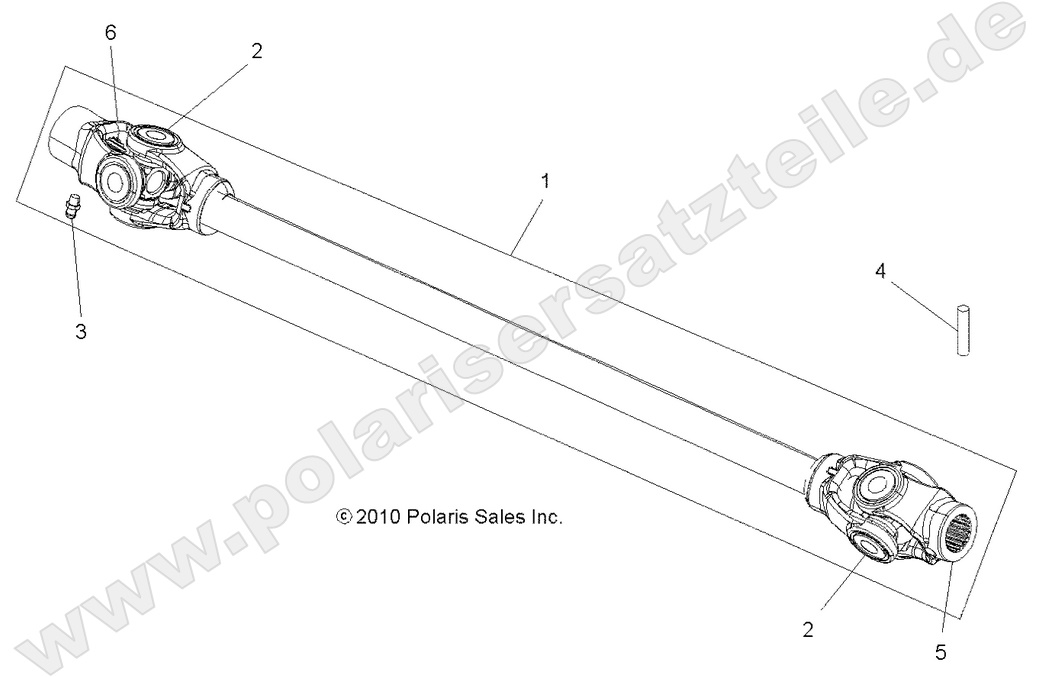 DRIVE TRAIN, PROP SHAFT, FRONT DRIVE TRAIN, PROP SHAFT, FRONT