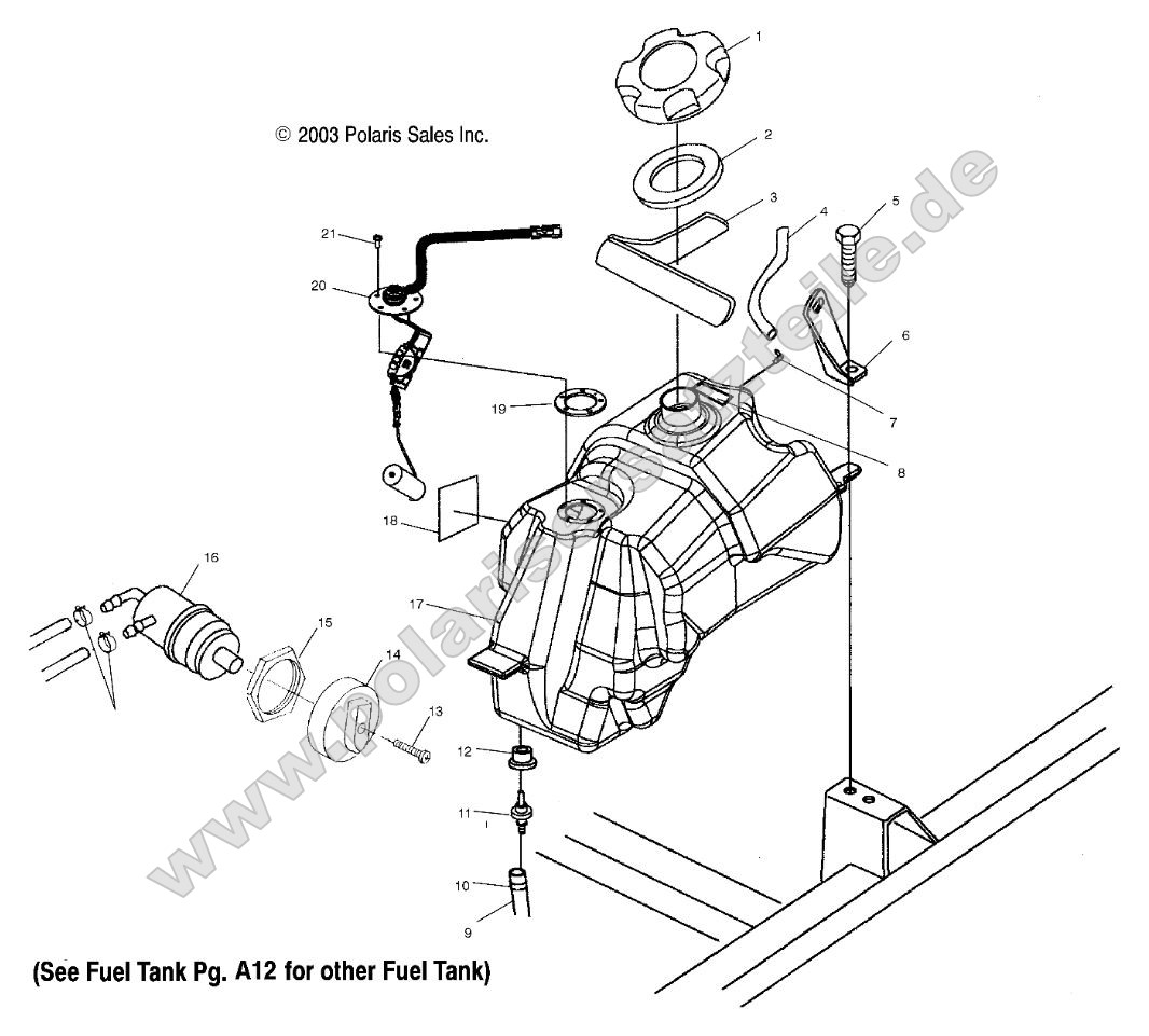 Fuel Tank (4986108610E03) Fuel Tank (4986108610E03)