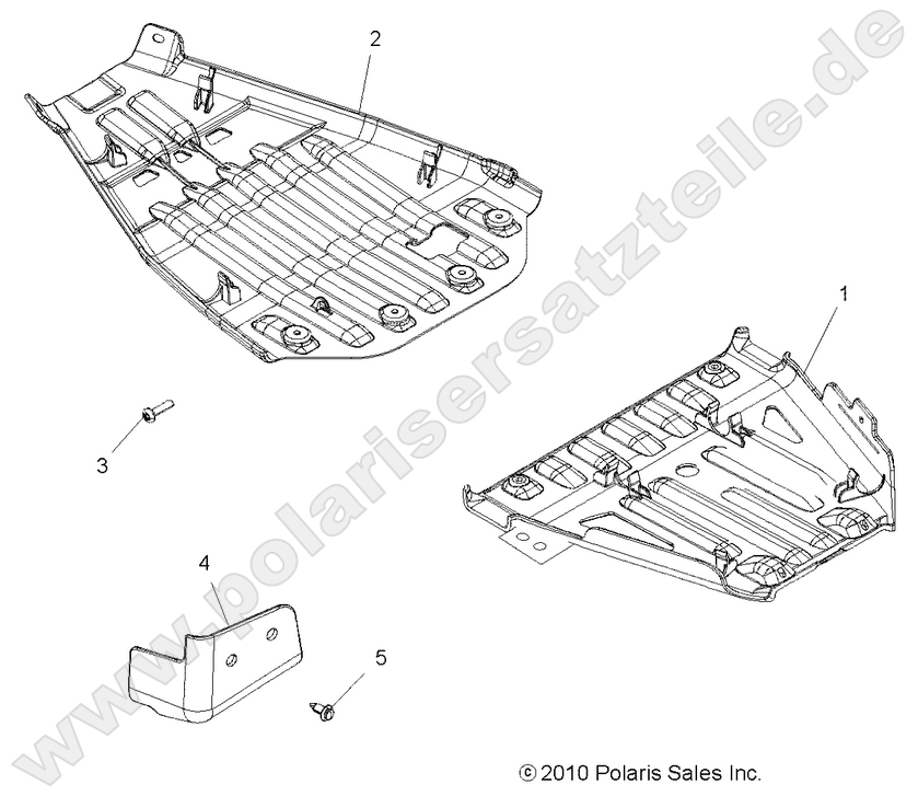 BODY, SKID PLATES BODY, SKID PLATES