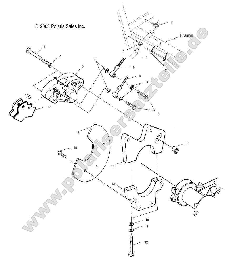 Rear Caliper Mounting Rear Caliper Mounting