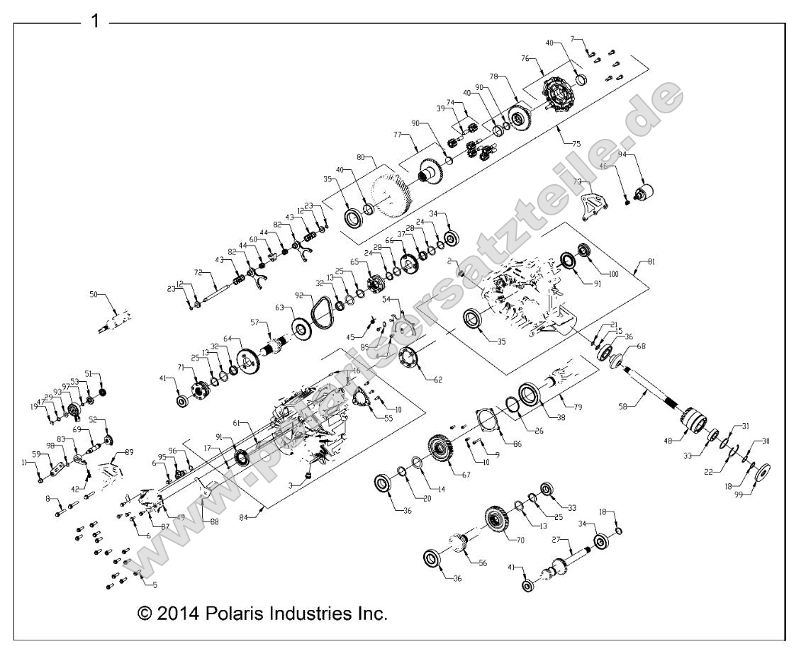 Drive Train, Main Gearcase Drive Train, Main Gearcase