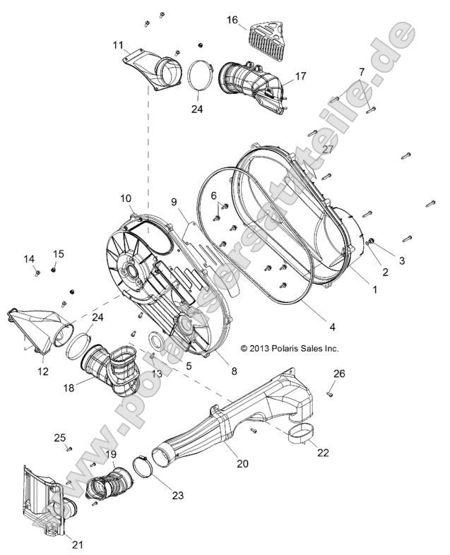 Drive Train, Clutch Cover