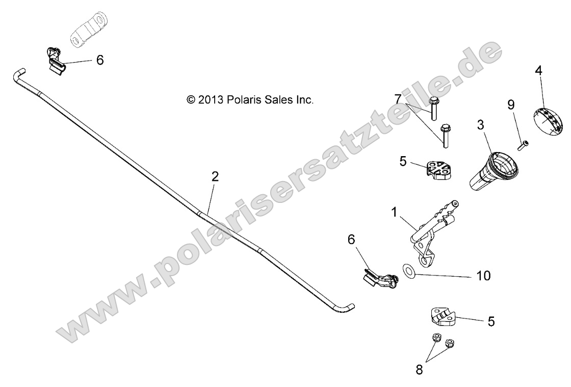 Drive Train, Gear Selector Drive Train, Gear Selector