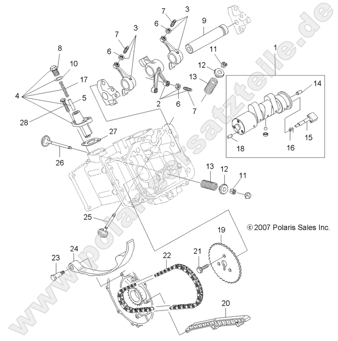 ENGINE, VALVES and CAMSHAFT ENGINE, VALVES and CAMSHAFT