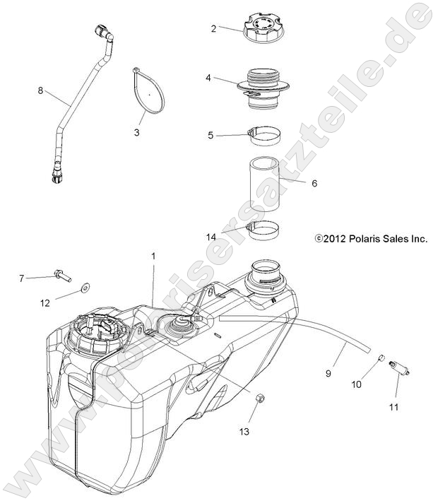 BODY, FUEL TANK BODY, FUEL TANK