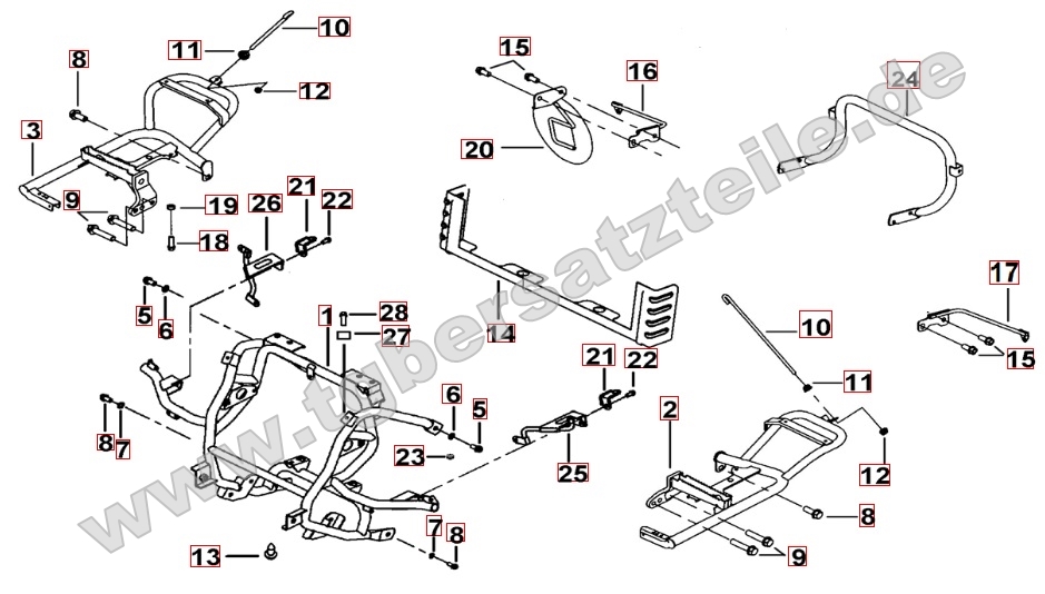 Stoßstange vorne und hinten