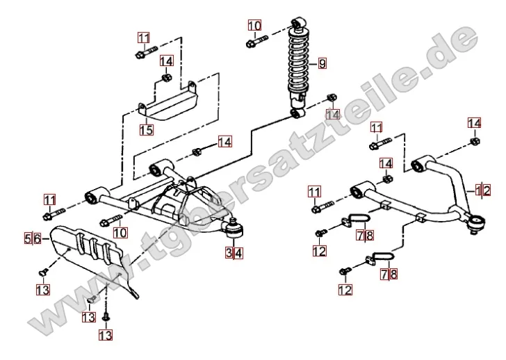 Federbein vorne Federbein vorne