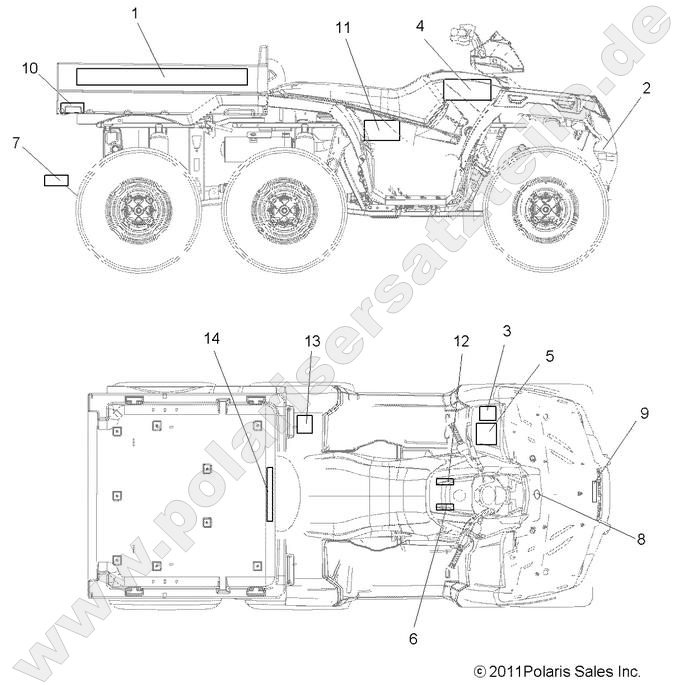 BODY, DECALS - A13CF76AA