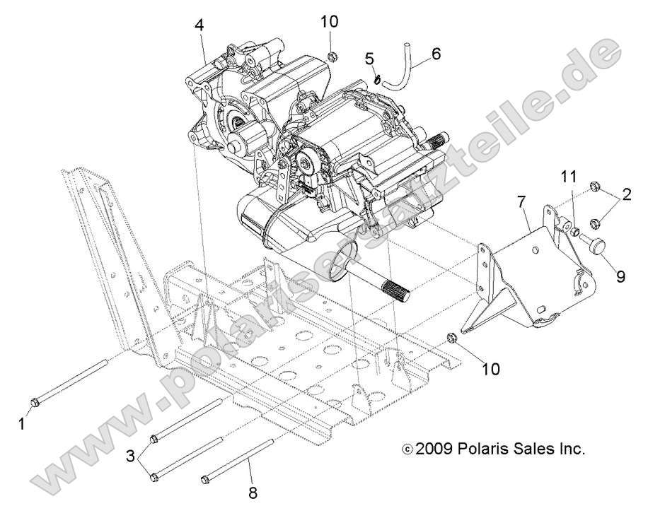 Drive Train, Main Gearcase Mounting