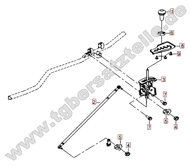 Gangschalthebel Gangschalthebel