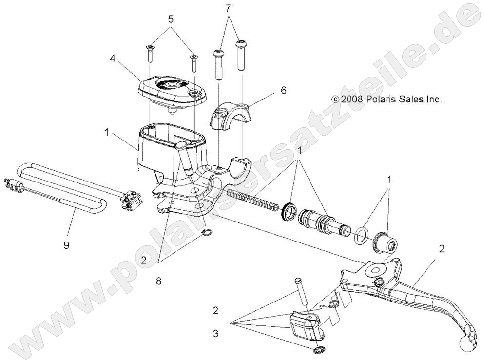 BRAKES, FRONT BRAKE LEVER and MASTER CYLINDER BRAKES, FRONT BRAKE LEVER and MASTER CYLINDER