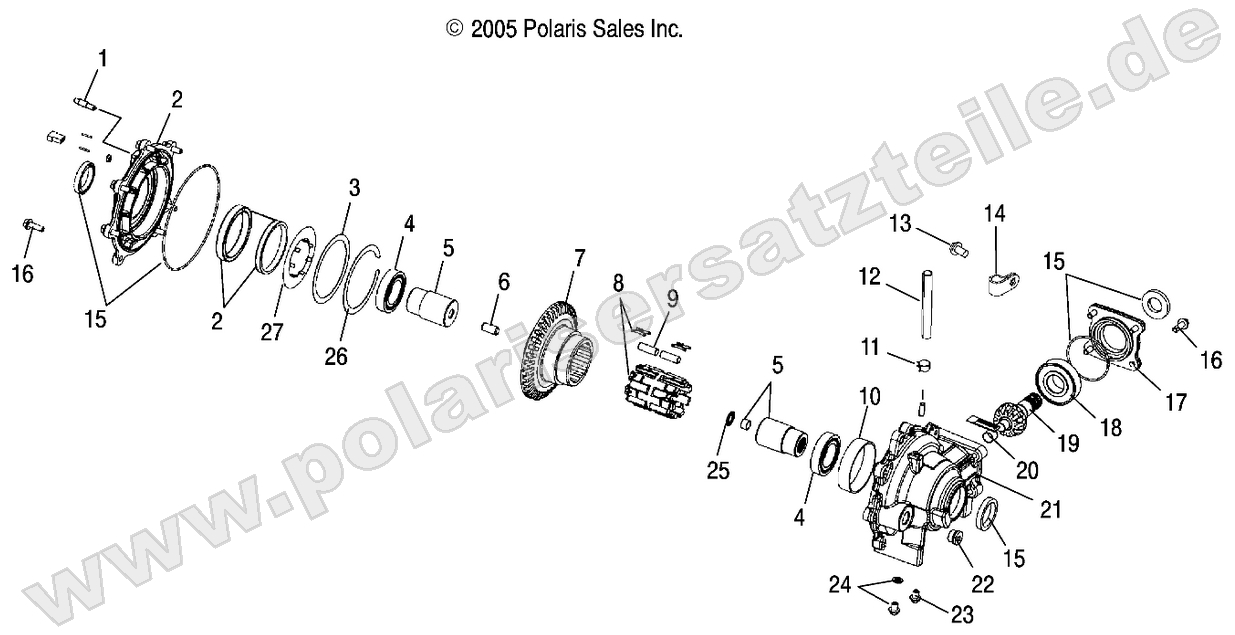 HOUSING, FRONT (DEMAND DRIVE) HOUSING, FRONT (DEMAND DRIVE)