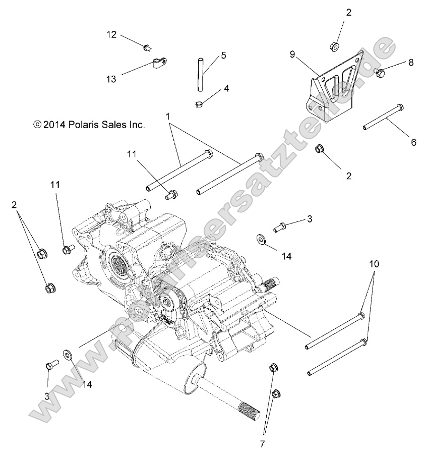 Drive Train, Main Gearcase Mounting