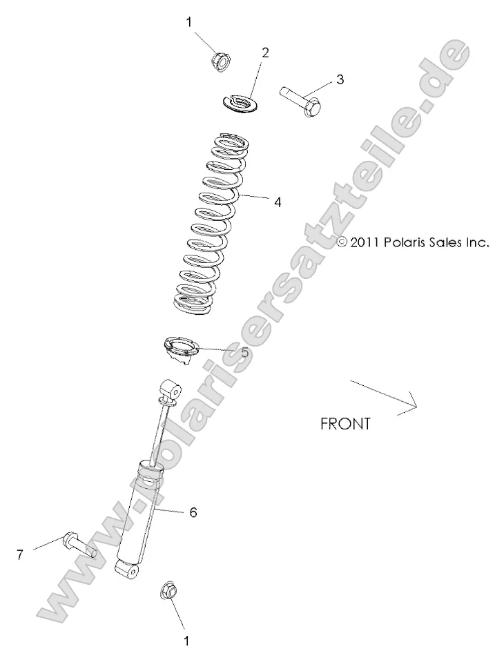 Suspension, Rear Shock Mounting Suspension, Rear Shock Mounting