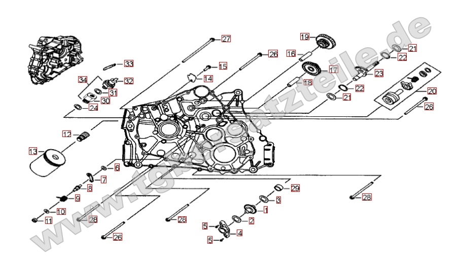 Motorgehäuse links (1)