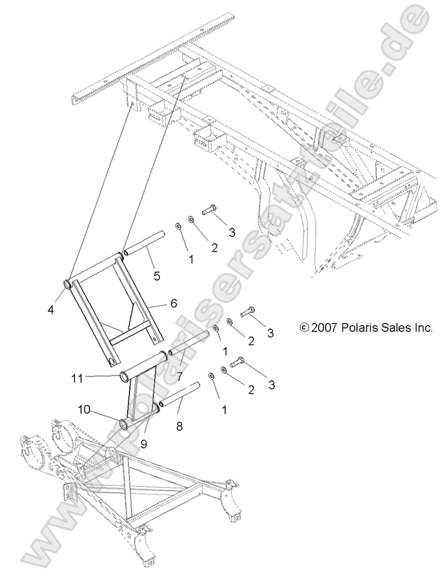 SUSPENSION, REAR STRUT STABILIZER SUSPENSION, REAR STRUT STABILIZER