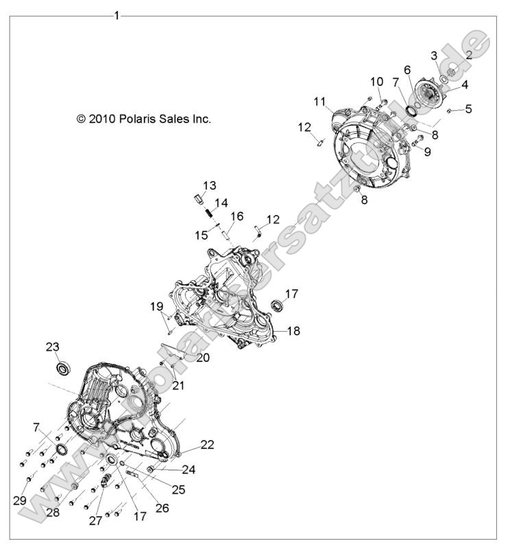 Drive Train, Main Gearcase
