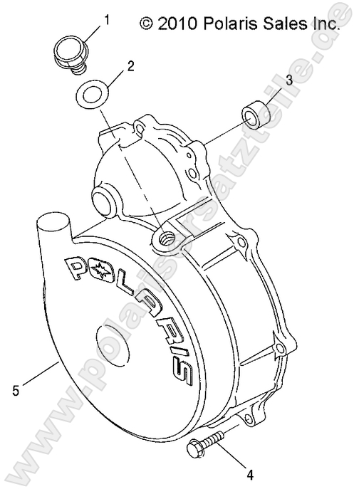 ENGINE, FLYWHEEL COVER