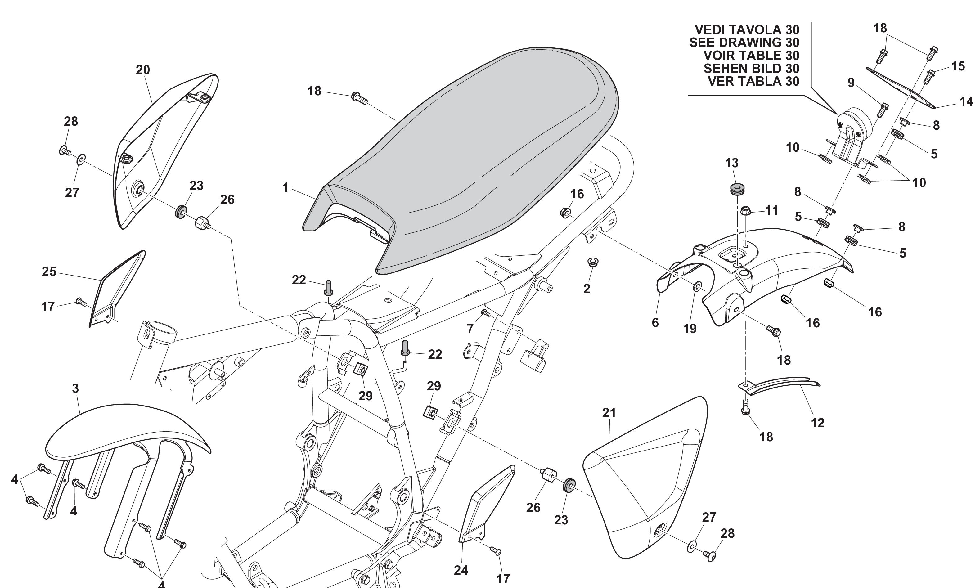 Verkleidung / Sitzbank Verkleidung / Sitzbank