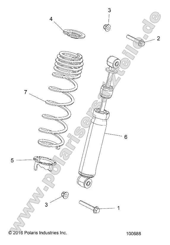 Suspension, Front Shock Mounting Suspension, Front Shock Mounting