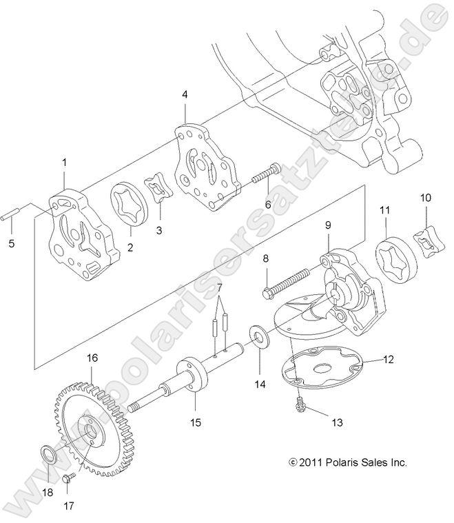 ENGINE, OIL PUMP ENGINE, OIL PUMP