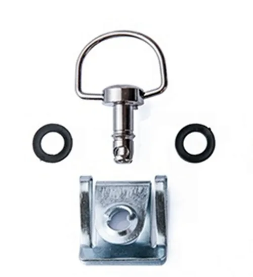 TMP Racing Verkleidung Bügel Schnellverschluss Set 17mm silber zum Stecken - 10 Stück