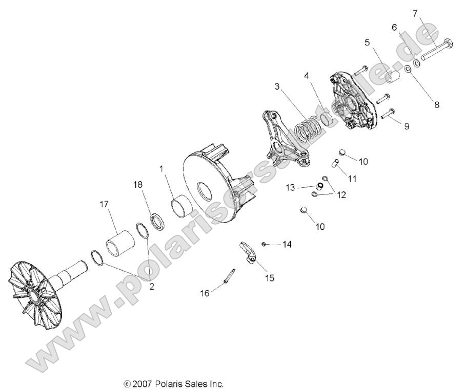 Drive Train, Primary Clutch