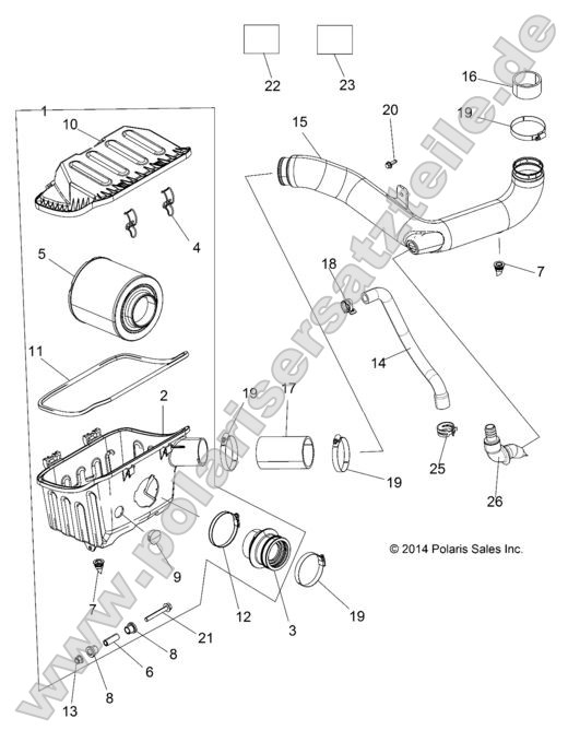 Engine, Air Intake System Engine, Air Intake System